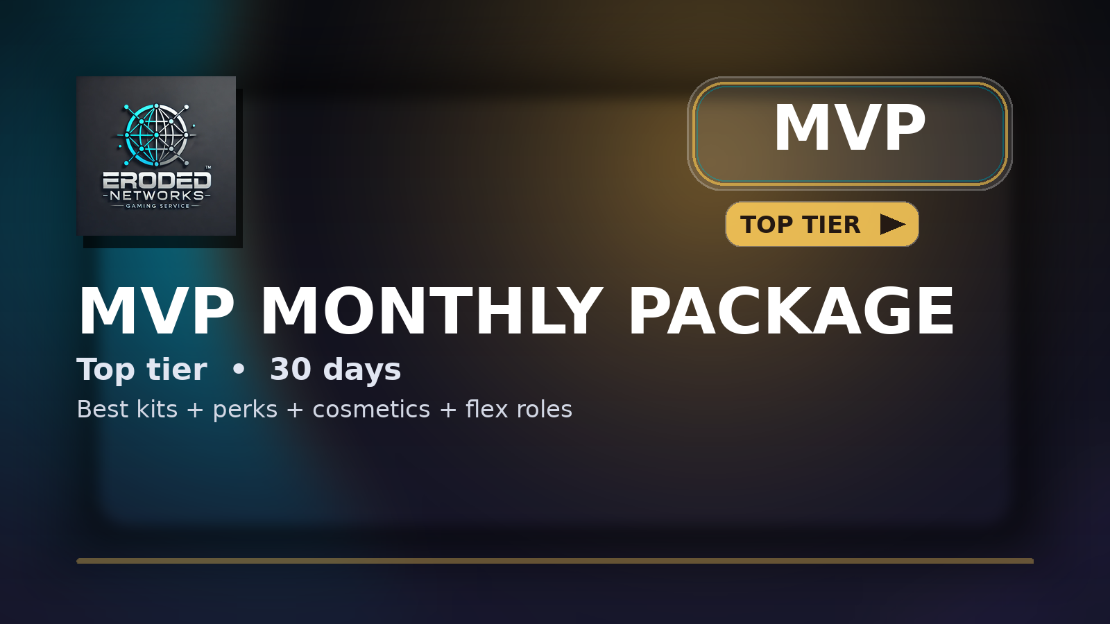 ⭐ MVP Monthly Package